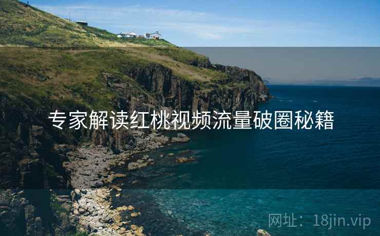 专家解读红桃视频流量破圈秘籍