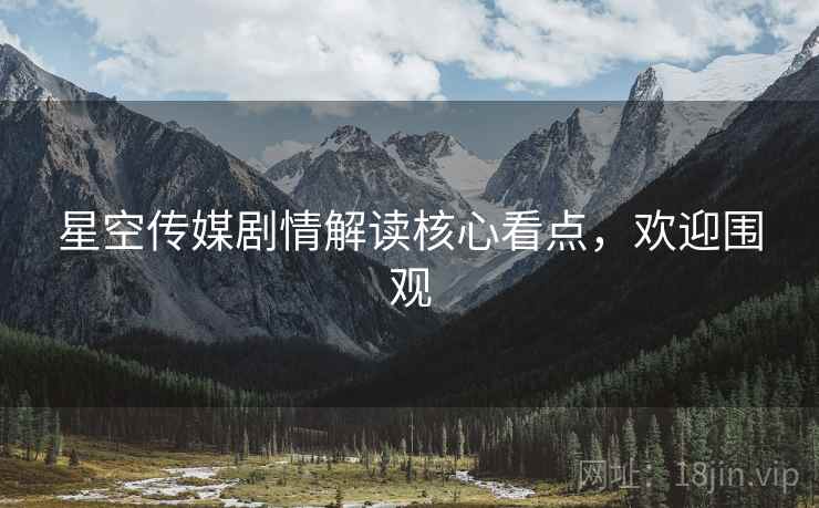 星空传媒剧情解读核心看点，欢迎围观